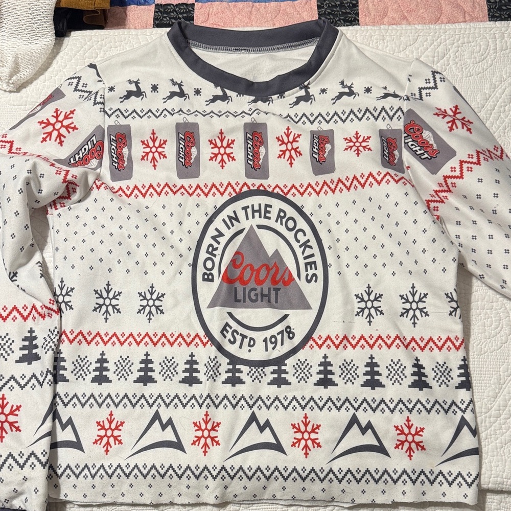 Coors Light Holiday Sweater